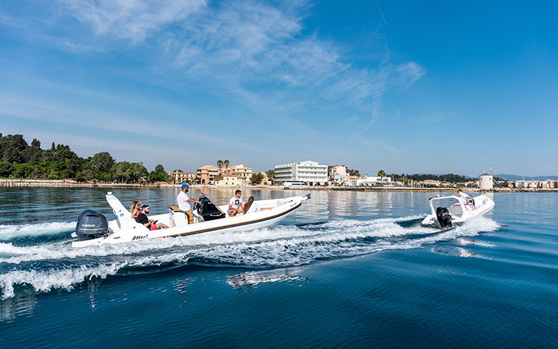 Boat Excursions in Corfu Boat Rental Corfu Ribs in Corfu