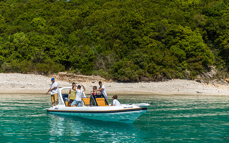 Boat Excursions in Corfu Boat Rental Corfu Ribs in Corfu
